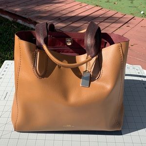 Coach leather tote